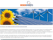 Tablet Screenshot of elektro-weber-gmbh.de